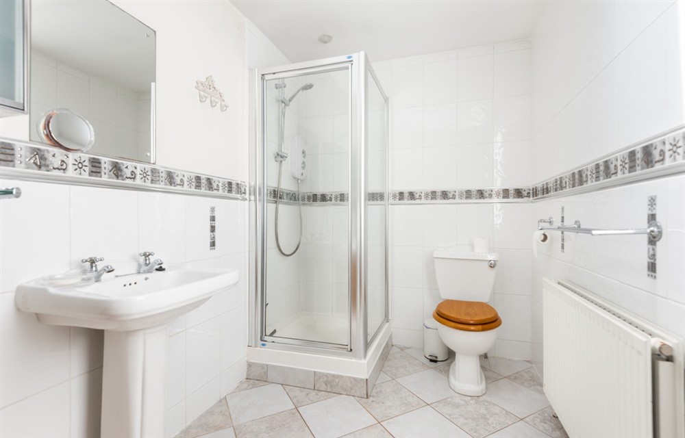 This is the bathroom at 5 Armada House in Hope Cove