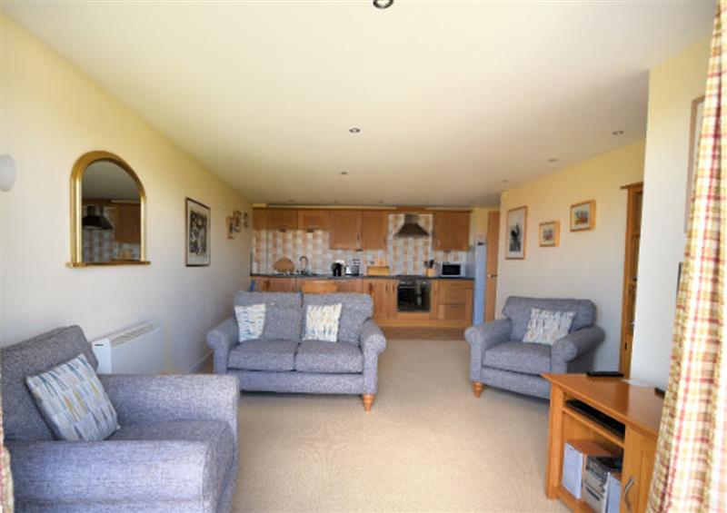 The living area at 5 Buckfields, Lyme Regis