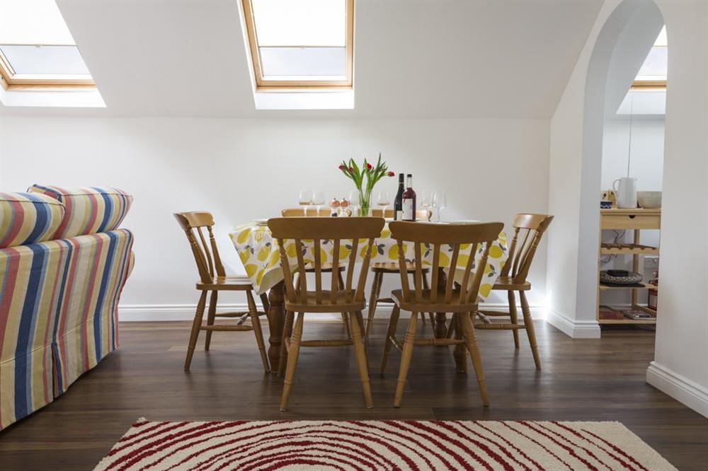 Open-plan dining area with seating for up to 6 at 5 Chichester Court in , Hope Cove