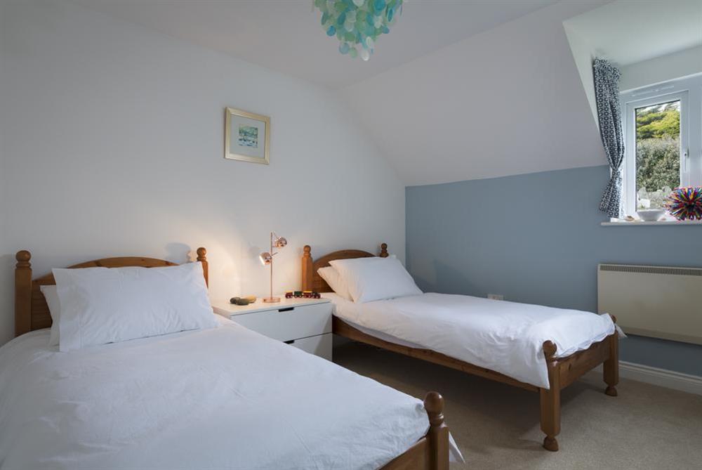 Twin bedroom at 5 Chichester Court in , Hope Cove