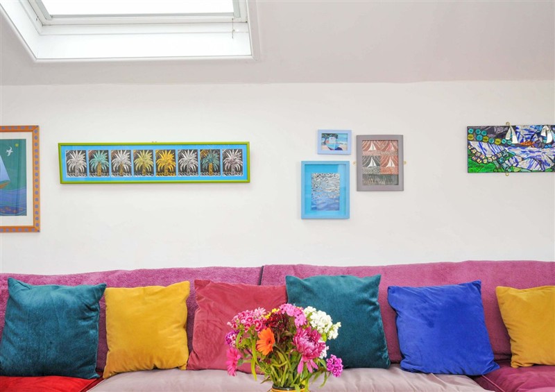 Relax in the living area at 5 Esplanade, Fowey