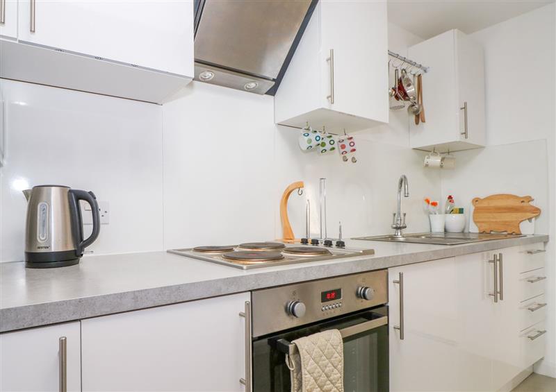 This is the kitchen at 5 Firle Road Annexe, Worthing