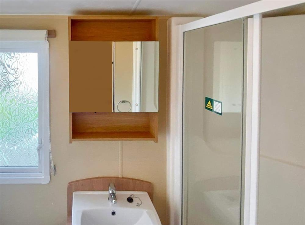 Shower room at 5 Glaslyn in Pwllheli, Gwynedd