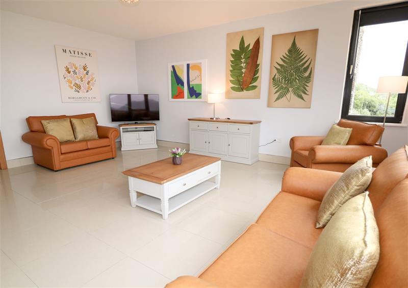The living area at 5 Harbour View, Fahan near Buncrana