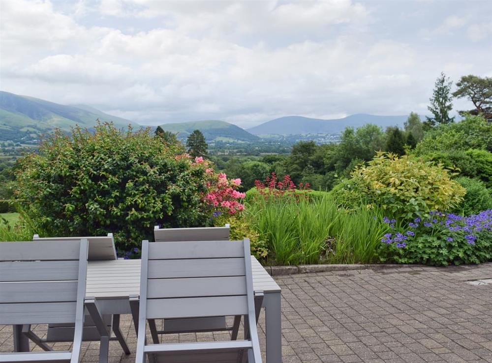 Wonderful views from patio at 5 Ladstock Hall (Deluxe) in Keswick, Cumbria
