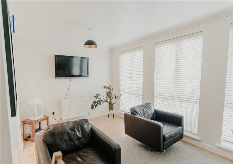 The living area at 5 Mariners Wharf, Newhaven