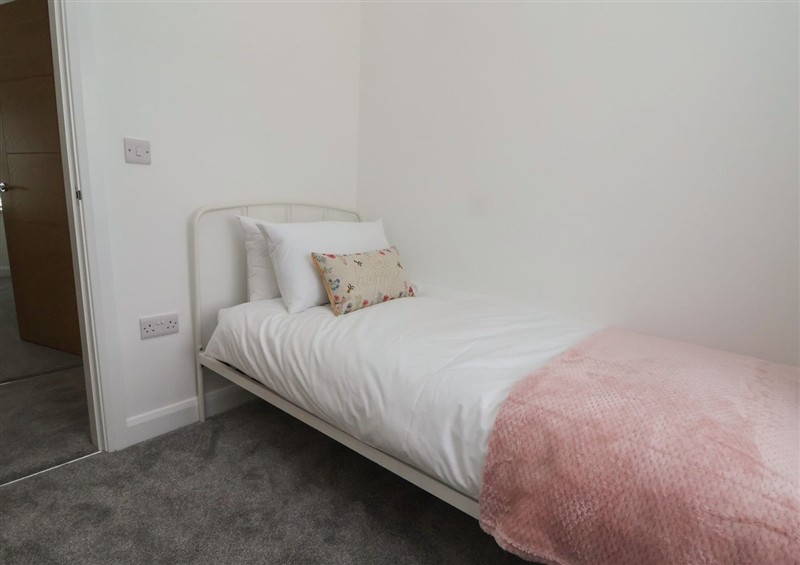 One of the bedrooms at 5 Marsh Lane, Flint