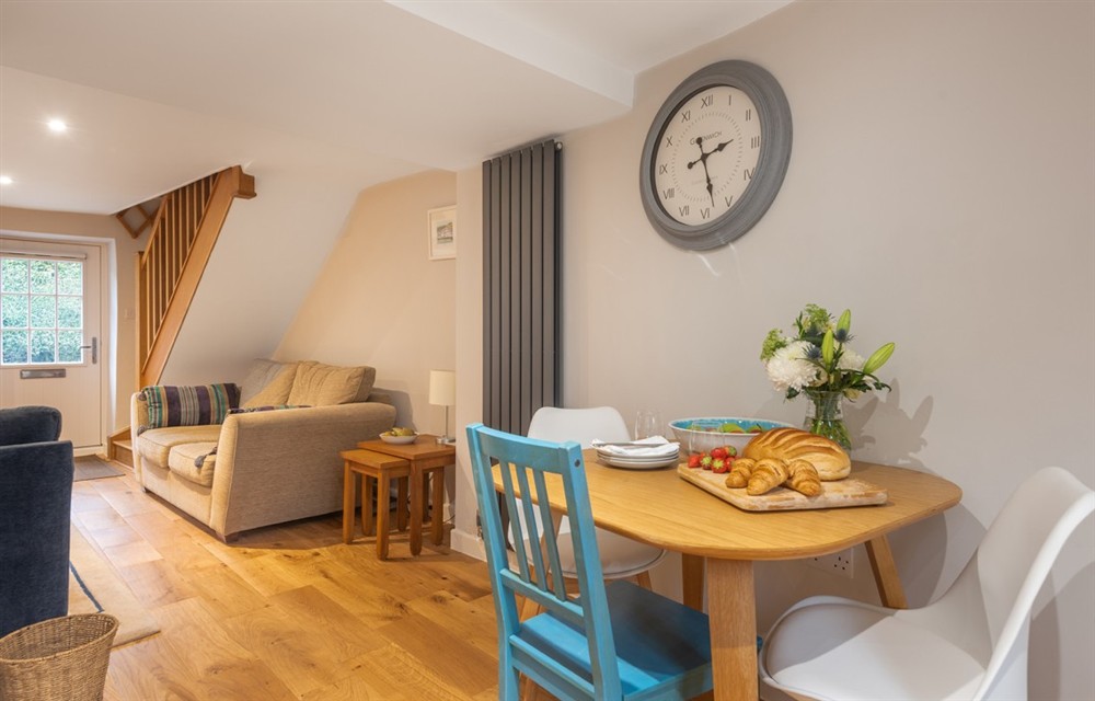 The living room at 5 Orchard Terrace in Slapton