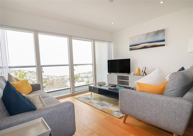 This is the living room at 5 Quay Court, Newquay