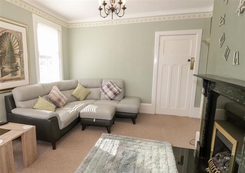The living room at 5 Sea Bank Road, Colwyn Bay