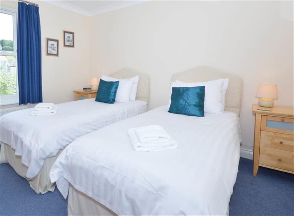 Twin bedroom at 5 Shoreside in Teignmouth & Shaldon, South Devon