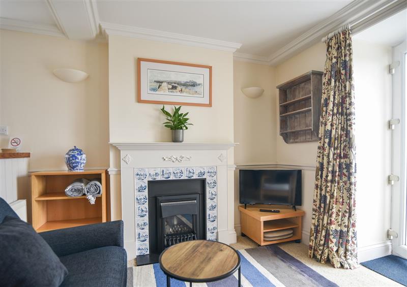 The living area at 5 St Michaels House, Lyme Regis
