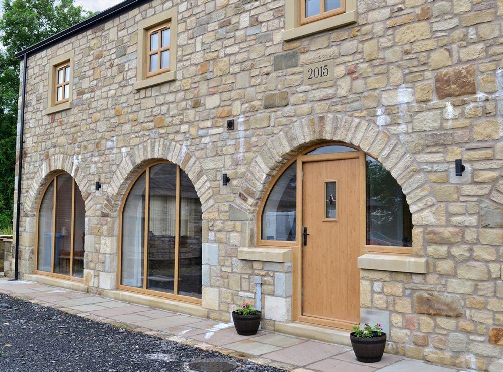 Appealing façade at 5 The Granary in Pendleton, near Clitheroe, Lancashire