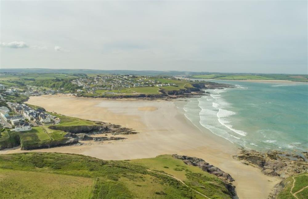 Polzeath beach with its expansive golden sands at 5 The Sands, Polzeath