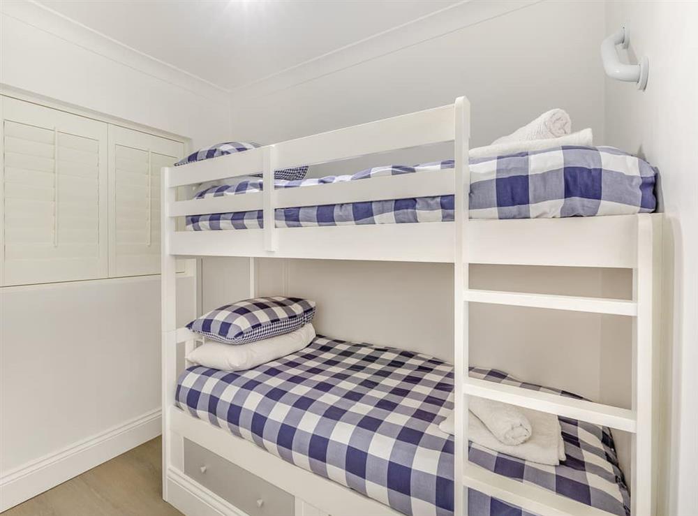 Bunk bedroom at 5 Vista Apartments in Goodrington, near Paignton, Devon