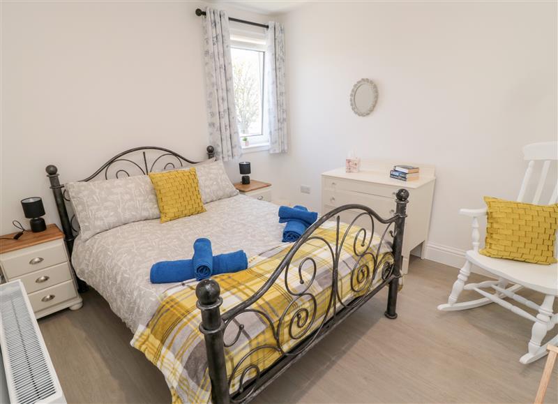 One of the bedrooms at 5 West Winds, Burnmouth