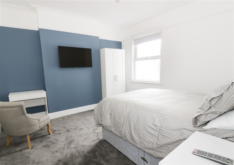 One of the bedrooms at 51 Trinity Avenue, Llandudno