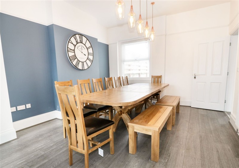 The dining room at 51 Trinity Avenue, Llandudno