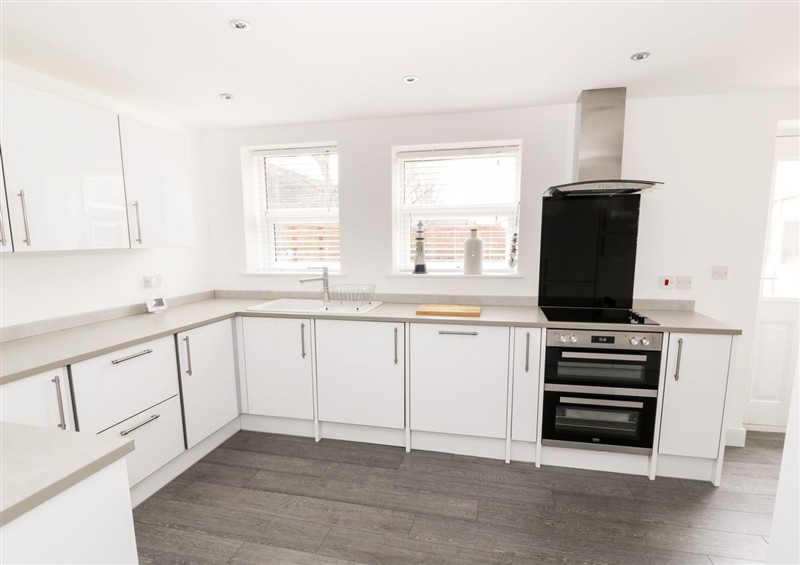 The kitchen at 51 Trinity Avenue, Llandudno