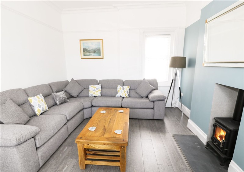 The living room at 51 Trinity Avenue, Llandudno