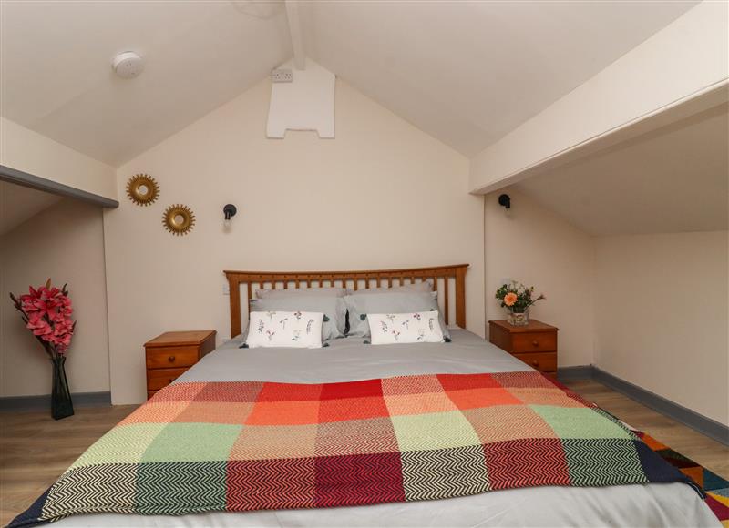 One of the bedrooms at 51A Swadford Street, Skipton