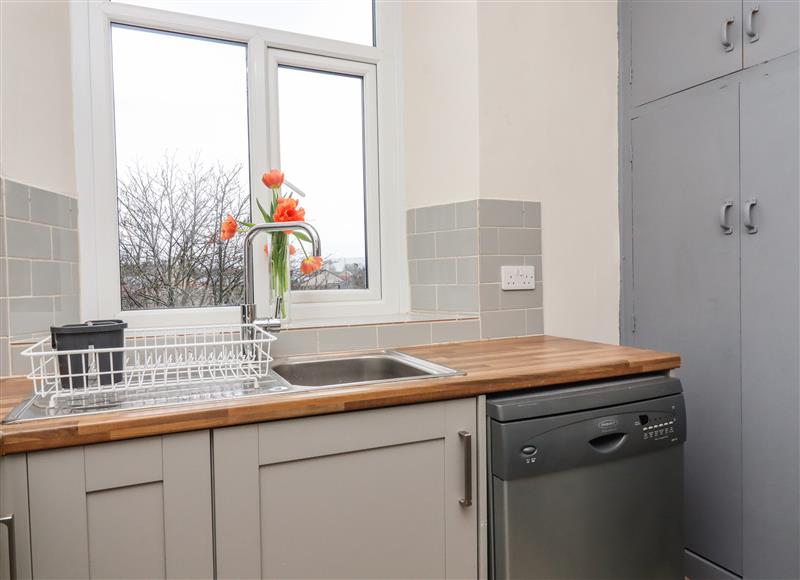 This is the kitchen at 51A Swadford Street, Skipton