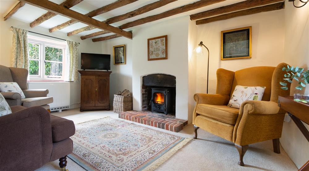 The sitting room at 524 Pamphill Green Cottage in Wimborne, Dorset