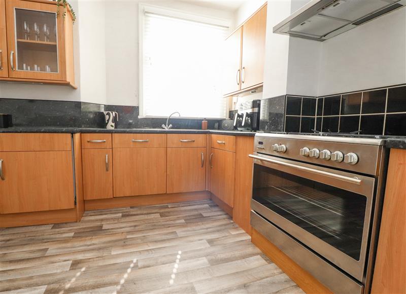 This is the kitchen at 53A Princes Crescent, Bare near Morecambe