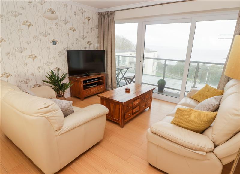 This is the living room at 54 Croft Court, Tenby