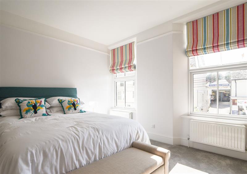 One of the bedrooms at 55 Queen Street, Seaton