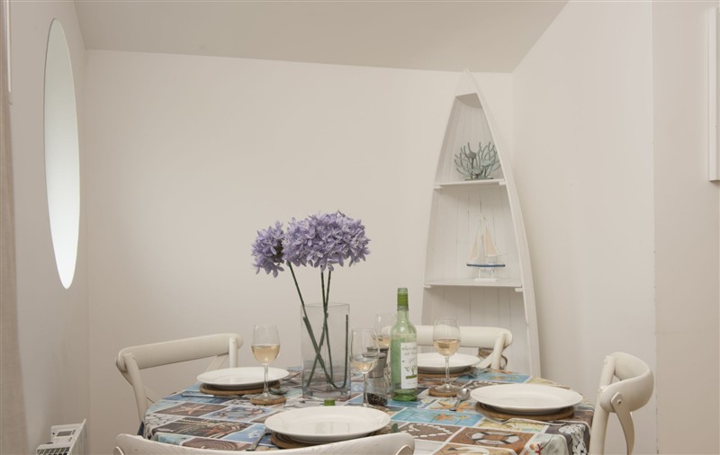 The dining area at 55 Una, Cornwall