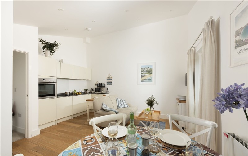 The dining room at 55 Una, Cornwall