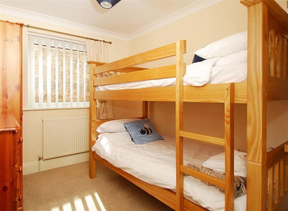 Bunk bedroom at 56 Moorings Reach in Brixham, South Devon