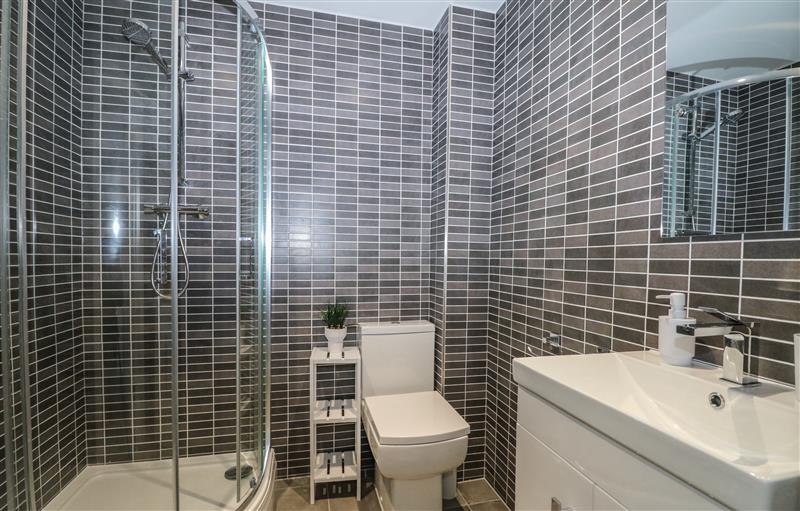 Bathroom at 5A One Bed Apartment with patio and  private entrance, Seaford