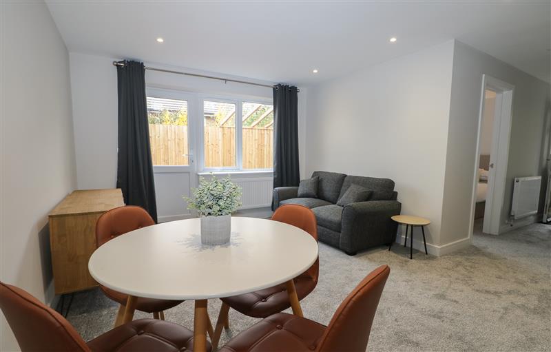 Enjoy the living room at 5A One Bed Apartment with patio and  private entrance, Seaford