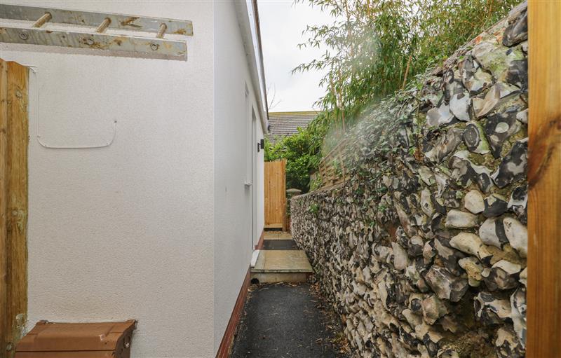The garden in 5A One Bed Apartment with patio and  private entrance at 5A One Bed Apartment with patio and  private entrance, Seaford