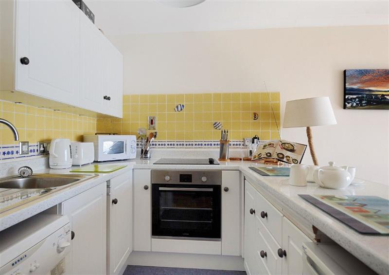 This is the kitchen at 6 Bay View Court, Lyme Regis
