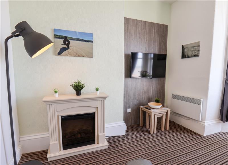 The living area at 6 Beach View @ Beaconsfield House, Bridlington