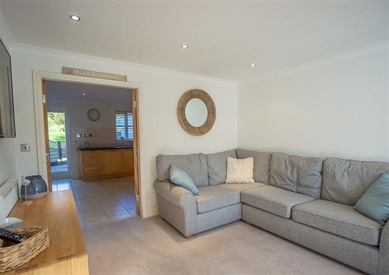 The living area at 6 Boat Yard, Abersoch