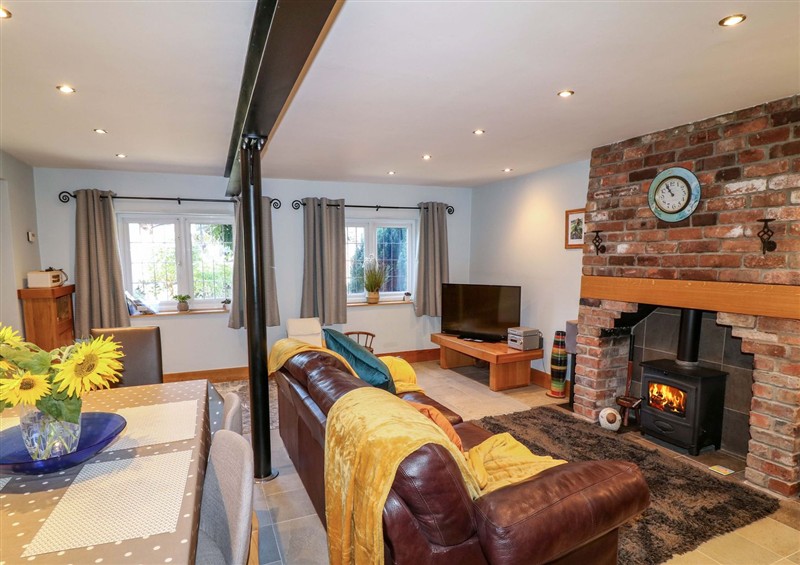 This is the living room at 6 Brook Court, Thulston near Derby