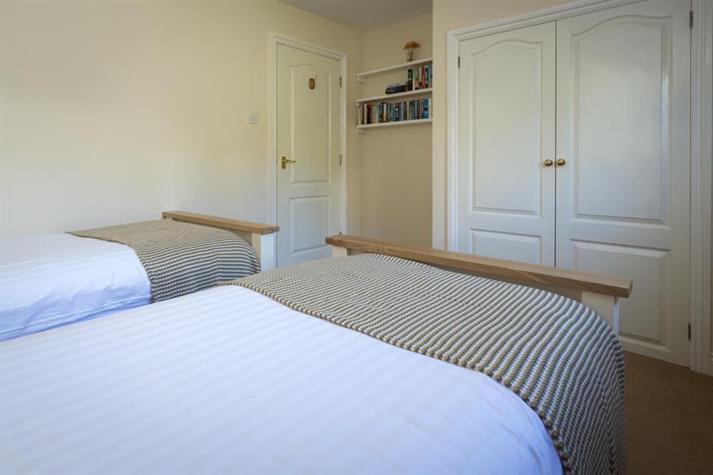 Lovely twin bedroom with two new (2017) single beds (photo 2) at 6 Chichester Court in Hope Cove, Nr Kingsbridge