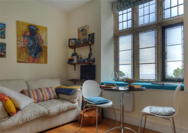 Enjoy the living room at 6 Coram Tower, Lyme Regis
