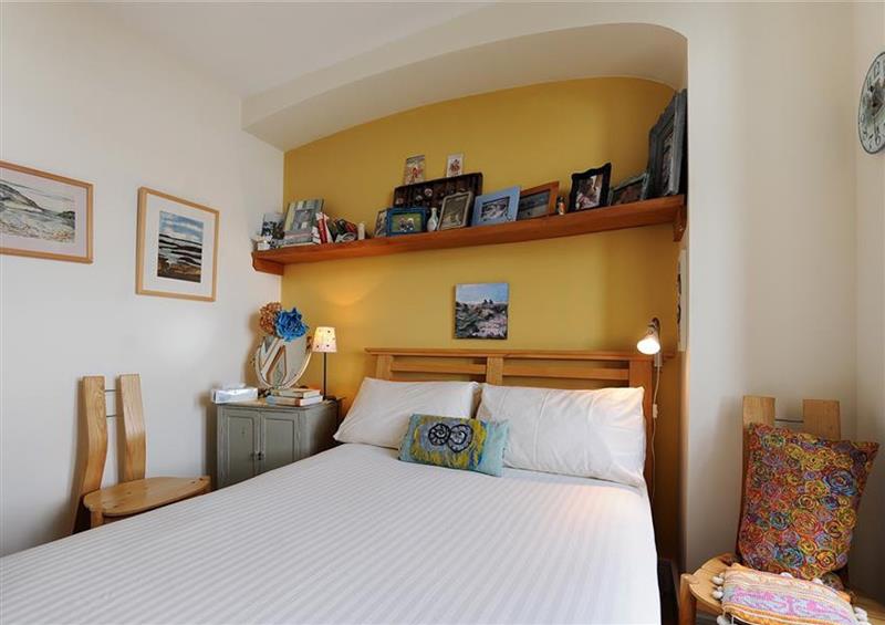 This is the bedroom at 6 Coram Tower, Lyme Regis