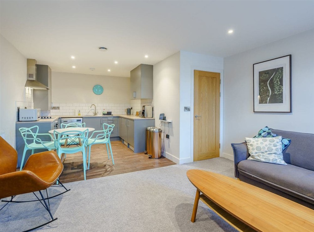 Open plan living space at 6 Eastgate in Andover, Hampshire