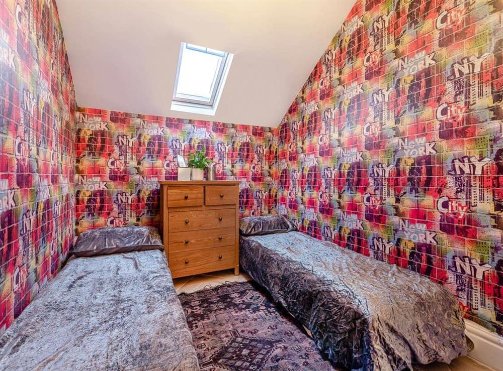Twin bedroom at 6 Fairfield Road in Buxton , Derbyshire