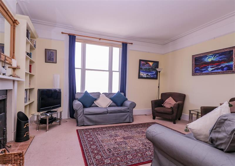 The living room at 6 Gloster Terrace, Sandgate