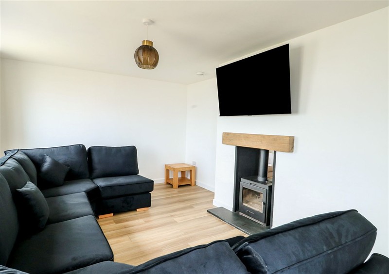 The living area at 6 Gwelfor Estate, Cemaes Bay