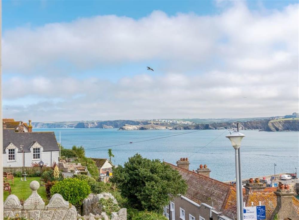 Fantastic views from the property at 6 Harbour View in Newquay, North Cornwall