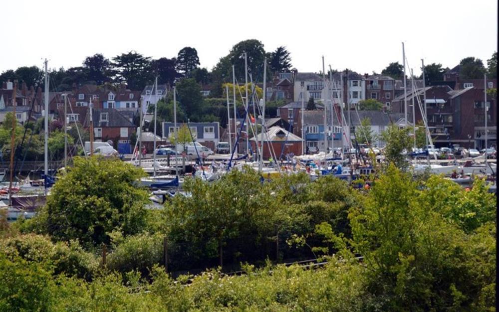 6 Island Point south facing view from balcony at 6 Island Point in Lymington