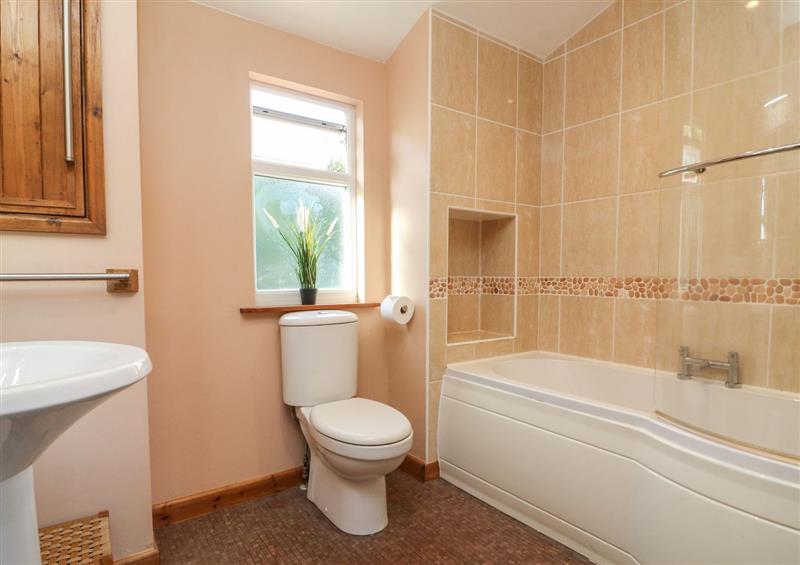 This is the bathroom at 6 Knowle Gardens, Combe Martin